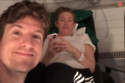 Greg James was supporting his wife Bella Mackie as she prepared for surgery