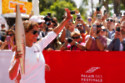 Halle Berry carried the Olympic flame through Cannes