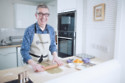 Howard Middleton baking his mince pies