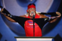 Hulk Hogan ripped his shirt off on stage at the Republican National Convention