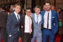 James Buckley (second right) is still in touch with his Inbetweeners co-stars