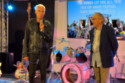 John Giddings and Ray Foulk at the launch of the Isle of Wight Festival exhibition Experience 25