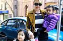 Katherine Heigl with daughters Naleigh and Adalaide