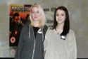 Kathryn Prescott (right)