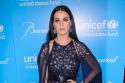 Katy Perry wowed in the navy dress