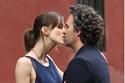 Keira Knightley and Mark Ruffalo filming Begin Again