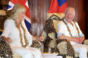 King Charles has quipped he will return to Samoa if he survives ‘long enough’