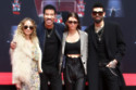 Nicole Richie, Lionel Richie, Sofia Richie and Miles Brockman