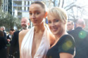 Phoebe Dynevor and her mother Sally