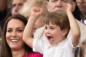 Prince Louis zooms around Windsor Castle