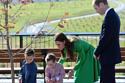 Prince William and Catherine plant tree