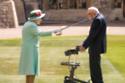 Queen Elizabeth and Captain Sir Tom Moore