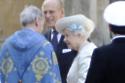 Queen Elizabeth at coronation service