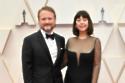 Rian Johnson and wife Karina Longworth at the Academy Awards