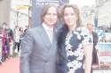 Robert Carlyle and his partner Anastasia Shirley 