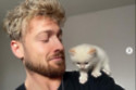 Sam Thompson gets a kitten (c) Instagram/ Sam Thompson