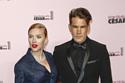 Scarlett Johansson and husband Romain Dauriac