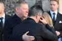 Simon Cowell was comforted by Liam Payne’s heartbroken parents Geoff and Karen at the late singer’s funeral