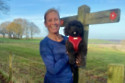 Sophie Raworth and her dog Winnie (c) Twitter