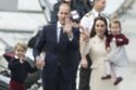 Prince William and Duchess Catherine with Charlotte and George