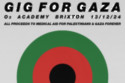 The Gig For Gaza will be held next month