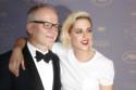 Thierry Fremaux with Kristen Stewart