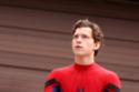 Tom Holland on the set of Spider-Man: Homecoming 