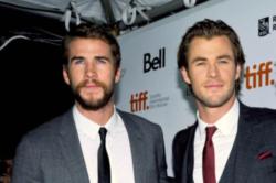 Chris and Liam Hemsworth are very competitive