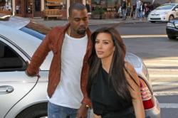 Kanye West and Kim Kardashian Are in London