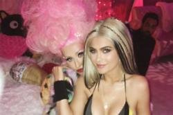 Kylie Jenner dresses Dirty at Christina Aguilera's birthday bash