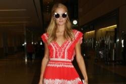 Paris Hilton fumes at revellers