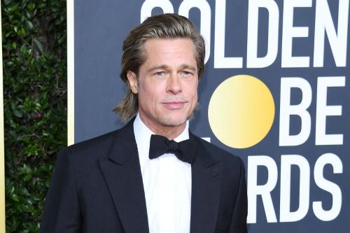 Brad Pitt In Brioni @ 2020 Golden Globe Awards