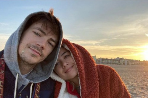 Grant Gustin and wife LA Thoma welcome baby girl and reveal her name