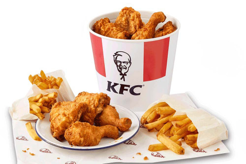 Man takes on epic KFC menu challenge