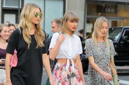 Gigi Hadid and Taylor Swift supporting each other after love splits