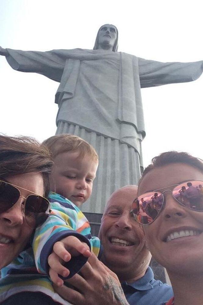 Coleen Rooney with family in Brazil