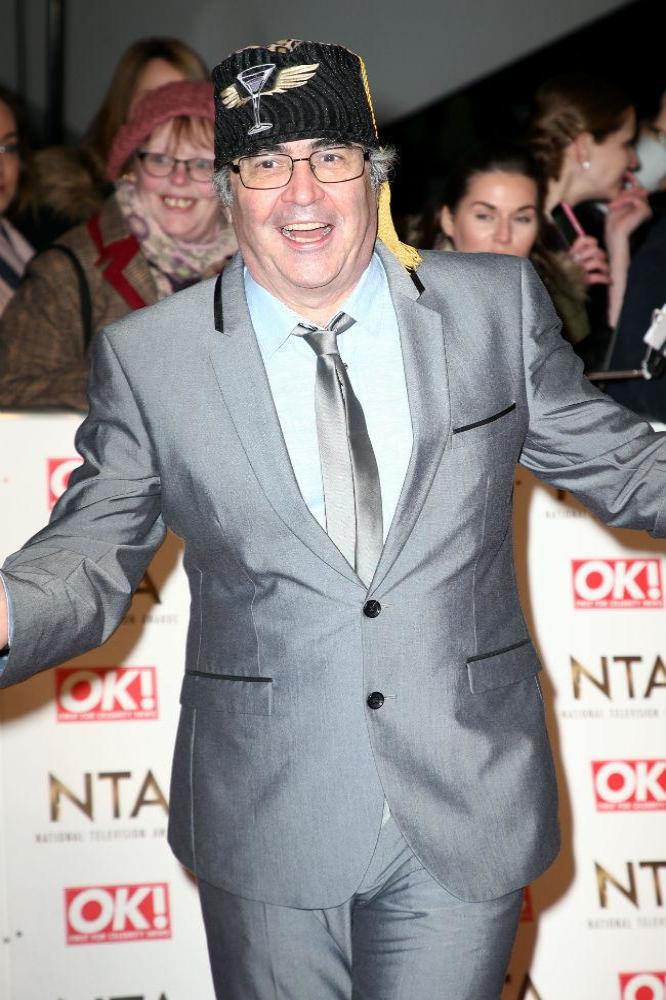 Danny Baker at the National Television Awards