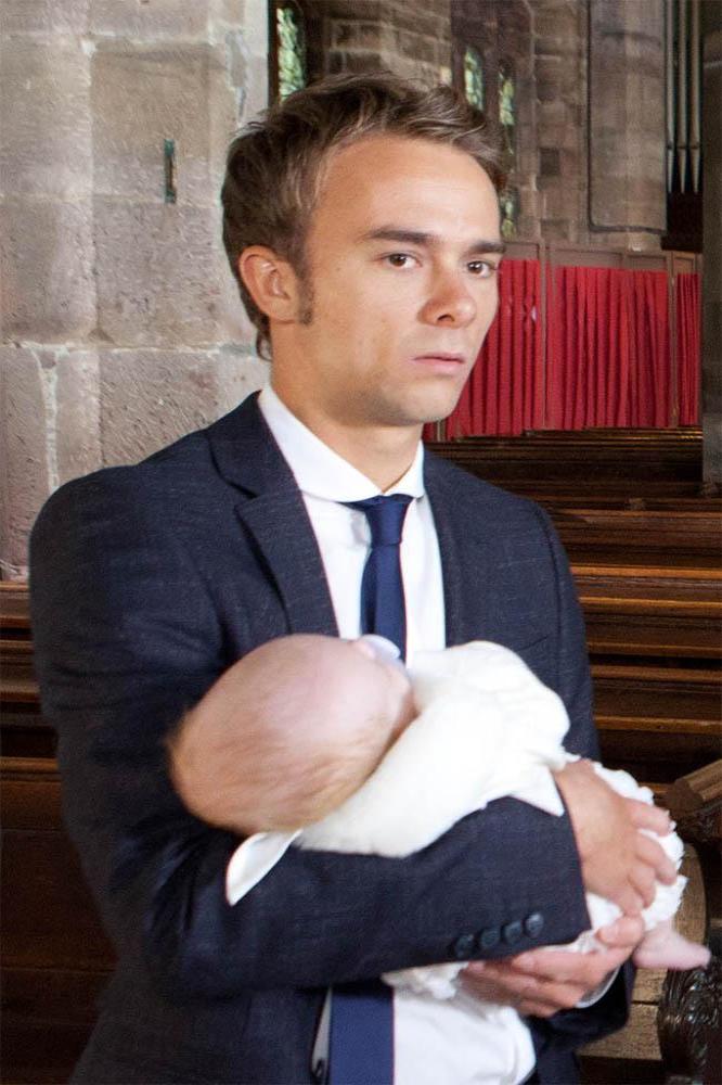 David Platt with baby Lily