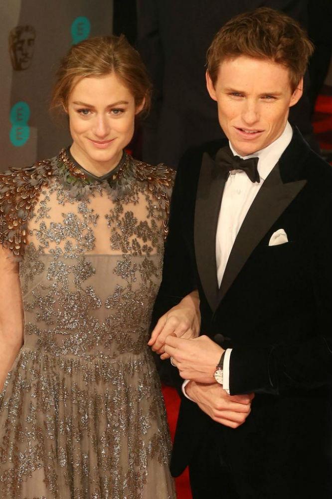 Eddie Redmayne and Hannah Bagshawe