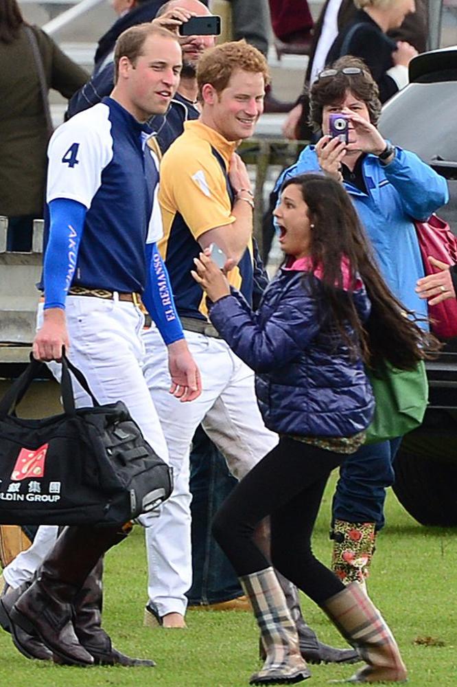 Andrea Rubio photographs Princes Harry and William