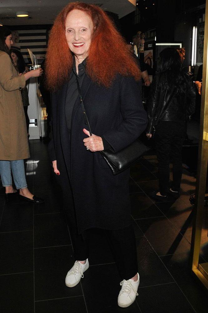 Grace Coddington's first kiss happened when she first wore lipstick