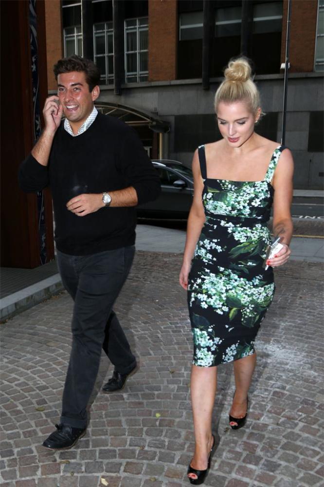 James 'Arg' Argent and Helen Flanagan