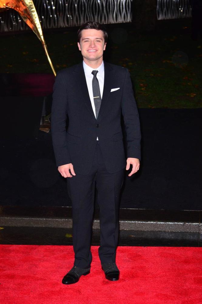 Josh Hutcherson at the world premiere of The Hunger Games: Catching Fire