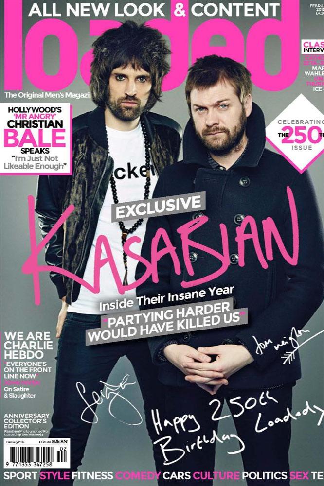 Kasabian on Loaded cover