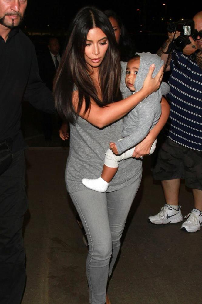 Kim Kardashian West and North West