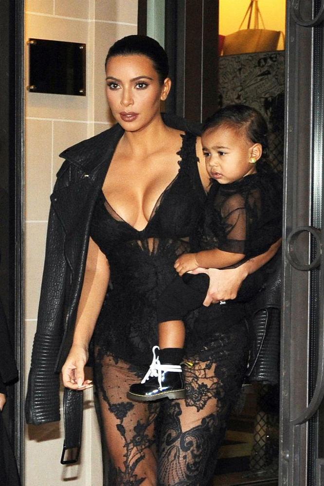 Kim Kardashian West and North West