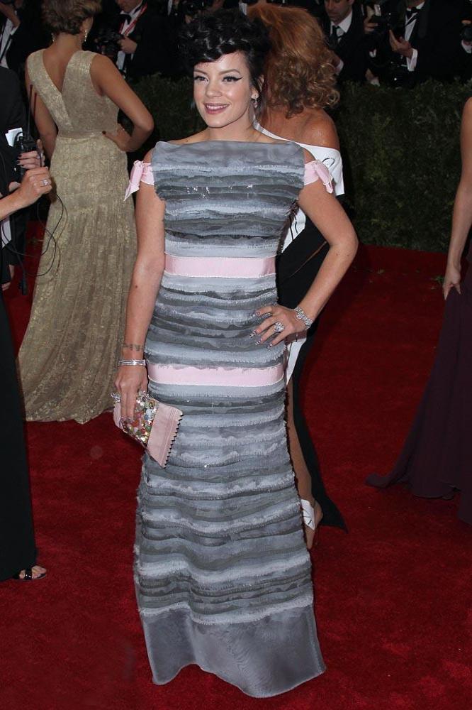 Lily Allen at the Met Ball 
