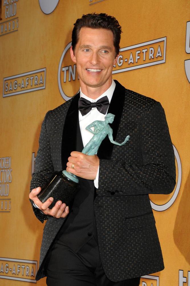 Matthew McConaughey at the SAG Awards
