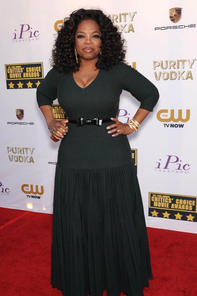 Oprah Winfrey at the 2014 Critics' Choice Movie Awards