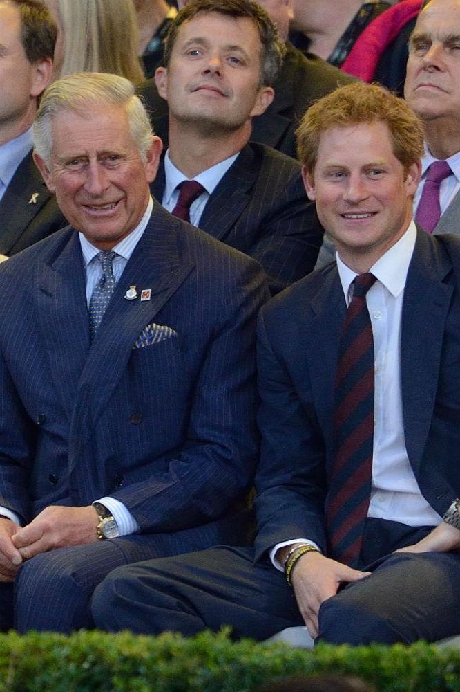 Prince Charles and son Harry